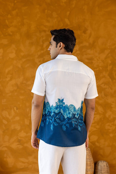 Azure Floral Couple Set