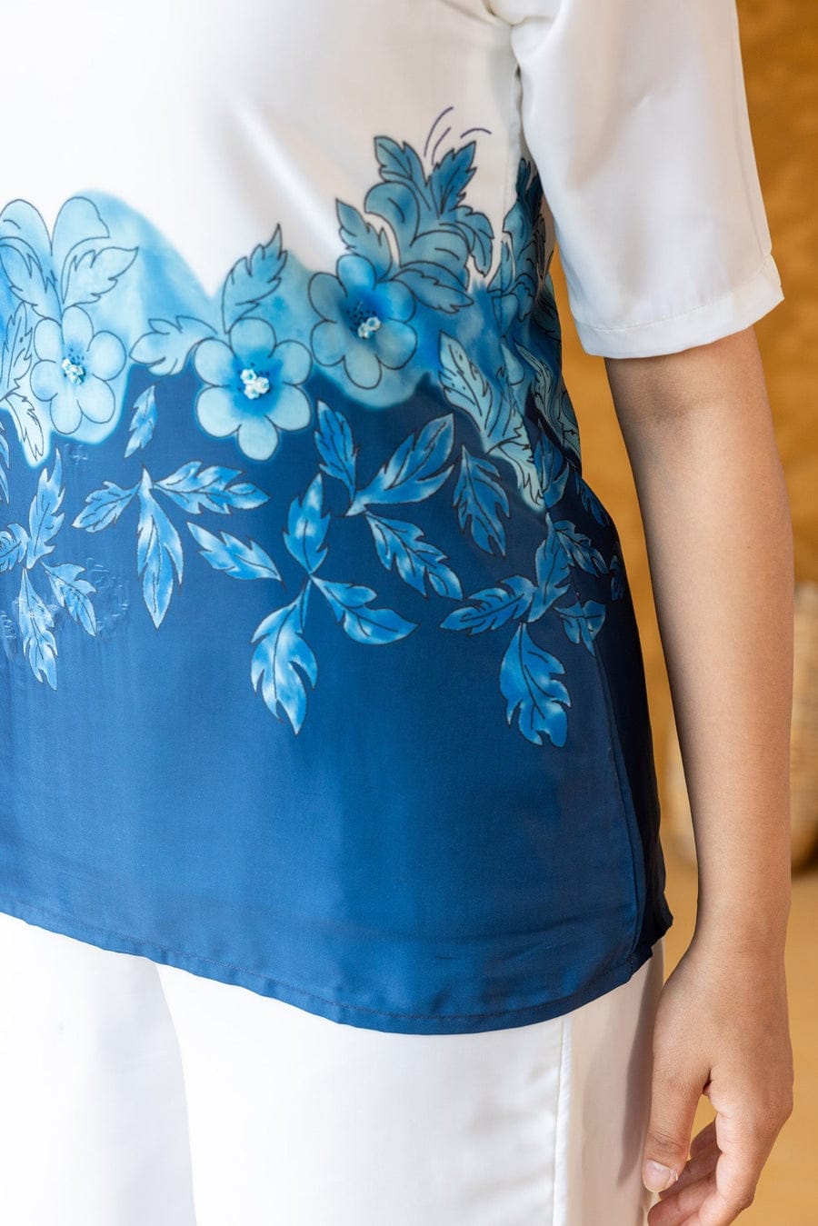 Azure Floral Couple Set