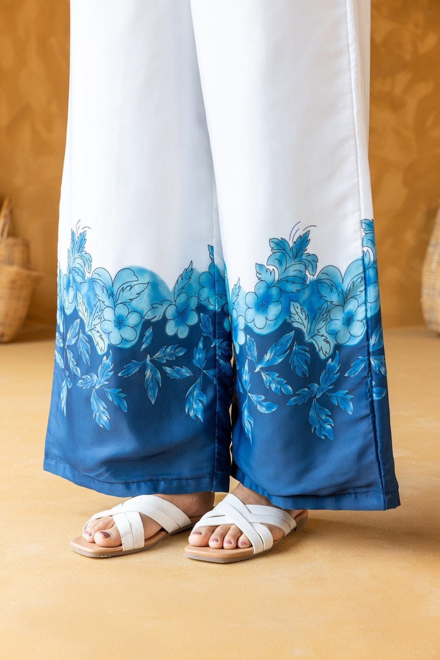 Azure Floral Couple Set
