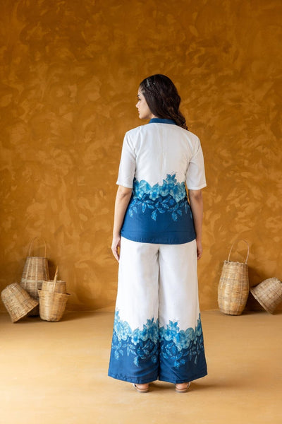 Azure Floral Couple Set