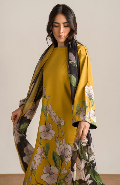 Pollock Printed 3 Pc Suit