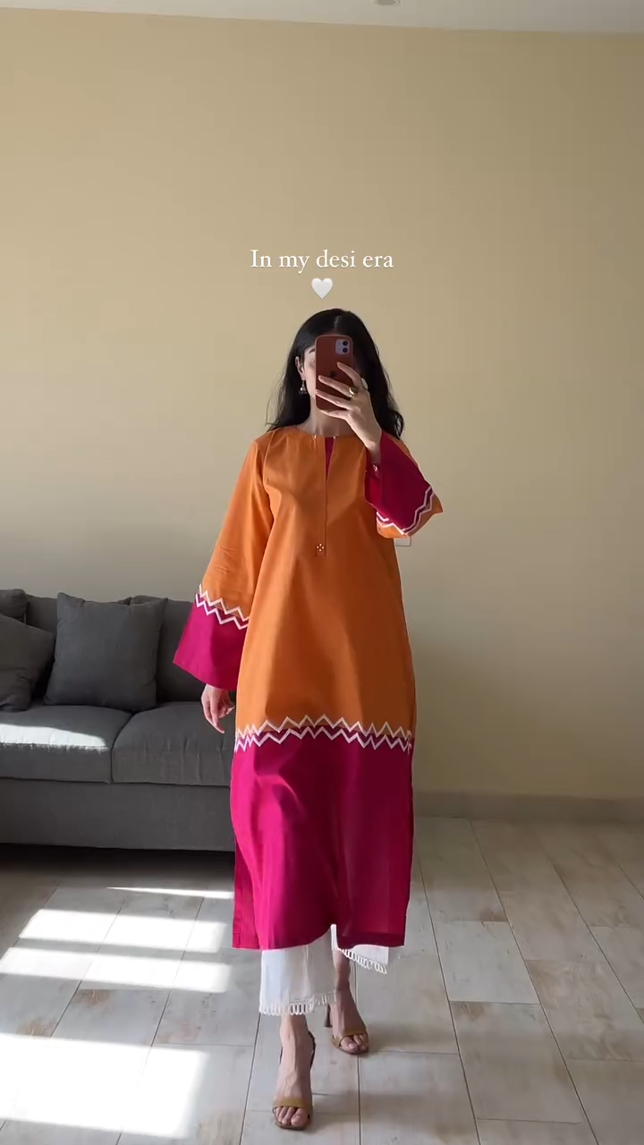 jasmine Embroidered 2 Pc Co-Ord Set