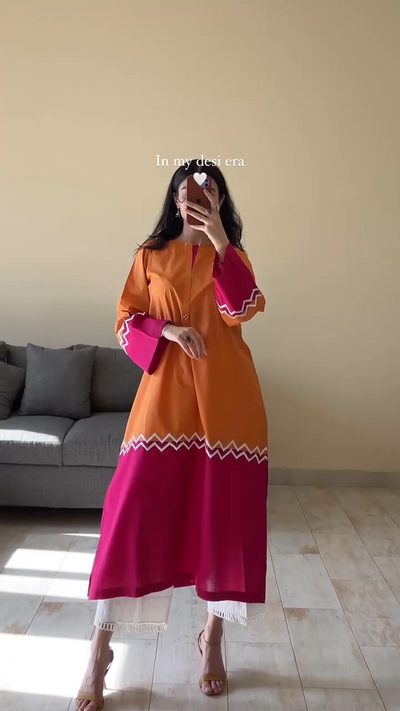 jasmine Embroidered 2 Pc Co-Ord Set